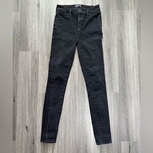 Abercrombie High-Rise Black Skinny Jeans